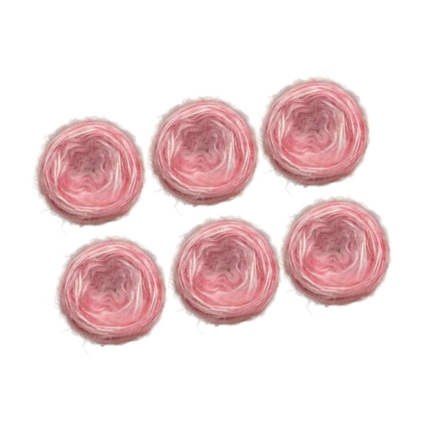 Material de hilo de tejido de hilo de color 6X de 6x para el kit de crochet versátil para principiantes para guantes de ganchillo de la bufanda de bol Estilo a