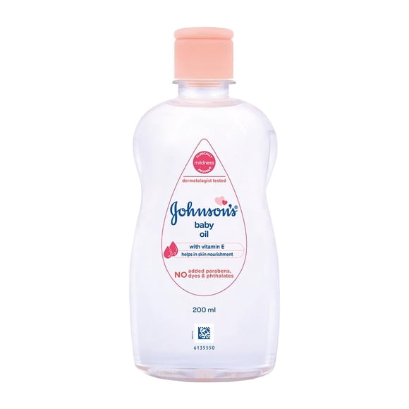 Aceite para bebé Johnson's Baby con vitamina E 200 ml