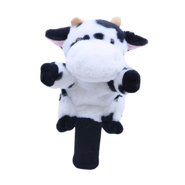 Funda Para Cabeza De Conductor De Palo De Golf Con Animales De Felpa, Funda De Regalo Para Amantes Del Golf Con Dibujos Animados, Vaca