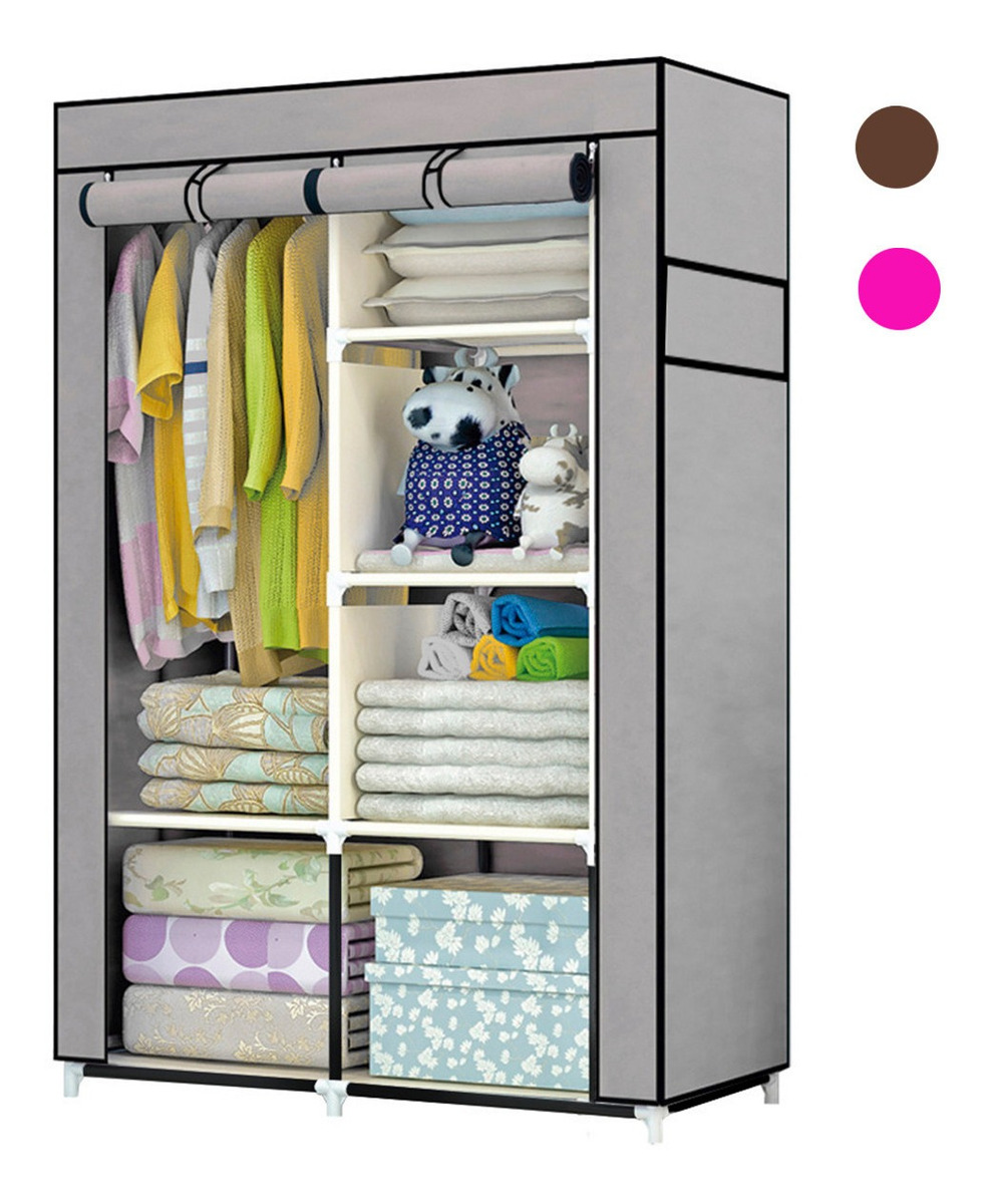 Rack & Pack - Closet Ropero De Tela Armable 6 Estantes Resistente