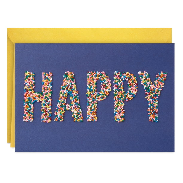 Tarjeta de Cumpleaños Hallmark 13 cm x 18 cm Sprinkles