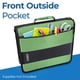 thumbnail image 3 of Carpeta de anillas Case-it de 350 hojas, anilla de 2" verde Canopy, 3 of 5