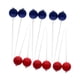thumbnail image 1 of 6Pcs Ladder Toss Juego Pelota De Escalera Patio De Césped Al Aire Libre Juego De Playa Pelotas De Golf Rojo Y Azul, 1 of 5