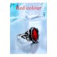 thumbnail image 3 of Anillo Vikingo Europeo Red Zircon de Hombre Moda m2, 3 of 3