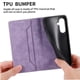 thumbnail image 4 of Funda tipo cartera con bloqueo RFID para Samsung Galaxy A26 Con tapa abatible, portatarjetas, cierre magnético, TPU y soporte Morado, 4 of 6
