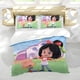 thumbnail image 5 of Cleo y Cuquín Conjunto de sábanas temático, trío de piezas, cómodo y amigable con la piel, diseño único, regalo de decoración para el hogar para familiares, amigos y fans,140cm *210cm, 5 of 6
