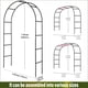 thumbnail image 3 of Arco de Jardín LeJoy Soporte Metálico para Plantas Trepadoras 140x240 cm, 3 of 7
