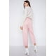 thumbnail image 3 of Pantalones de Cintura Ajustable con Broches y Pernera Ancha y Tobillo Liso de Estilo Chic Pastel, 3 of 3