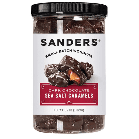Sanders Chocolate Dark Sea Salt Caramels 1.02 Kg