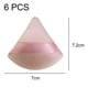 thumbnail image 2 of Borla de polvos faciales, borla de maquillaje triangular suave para polvos sueltos, polvos minerales, polvos corporales, 2 of 5