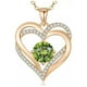 thumbnail image 1 of Collar  Love Pendant con Piedra de Nacimiento Zirconia Plata, 1 of 4