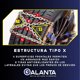 thumbnail image 4 of Cadenas Para Nieve Auto Galanta Set x6 165-215mm Acero Tipo X Universal, 4 of 10