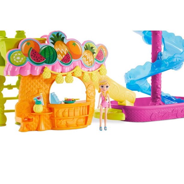 Parque Aquático Parque De Polly Pocket Playset Parque Acuatico De