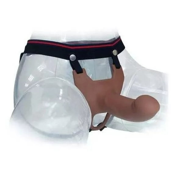 Arnes Strapon Con Prótesis Hueca De Silicona.