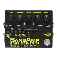 Preamplificador De Bajos/Di Pedal Tech 21 Sansamp Bass Driver Di V2