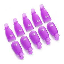 Flower Secret - Set De Pinzas Para Retiro De Esmalte Permanente