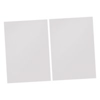 Magideal - Hoja De Pp Translúcida De Pvc, Plantilla Artística Artesanal, Filtro De Luz De Gel De Corrección A4 Multiusos Para Lámpara De Estudio Fotográfico, 2 Puro Claro