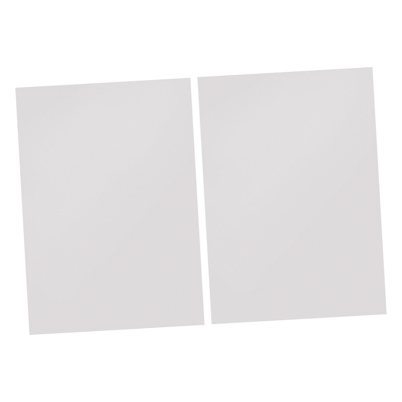 Magideal - Hoja De Pp Translúcida De Pvc, Plantilla Artística Artesanal, Filtro De Luz De Gel De Corrección A4 Multiusos Para Lámpara De Estudio Fotográfico, 2 Puro Claro