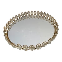 Genérico - Bandeja Decorativa Gala Reflejante Adorno Elegante Jhn