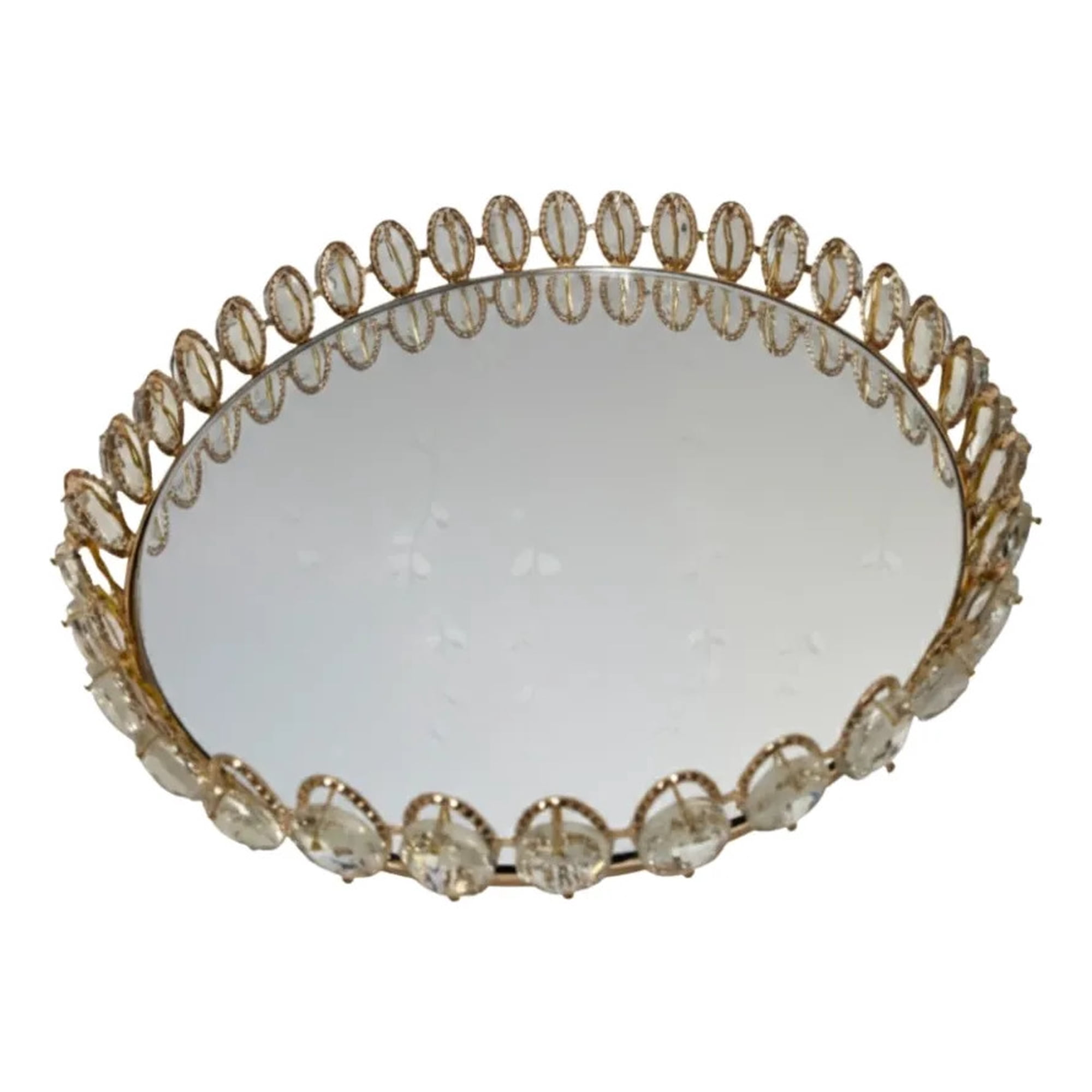 Genérico - Bandeja Decorativa Gala Reflejante Adorno Elegante Jhn