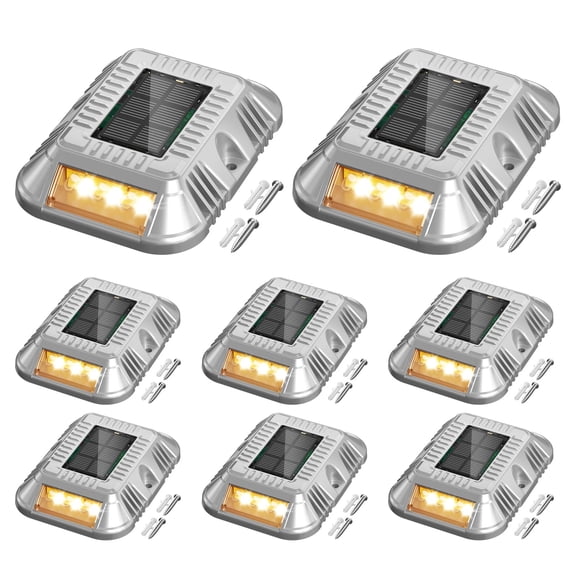 Luces solares para muelle addlon paquete de 8 unidades IP67 impermeables
