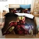 thumbnail image 3 of Marvel Iron Man Avengers Bedding Set Duvet Cover Pillowcase Comforter Cover3-Piece Bedding Set (1 Duvet Cover + 2 Pillow Shams), 3 of 4
