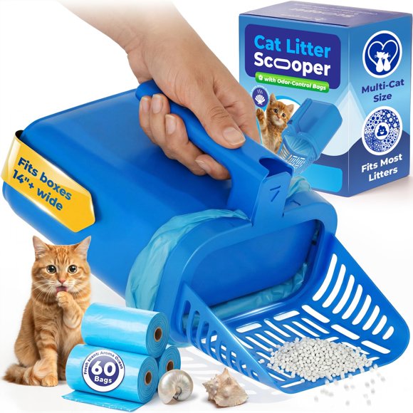 Cucharilla para arena de gato PetLovers con bolsa integrada