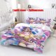 thumbnail image 1 of 3pcs bedding Featuring a Digital Monster Angel Warrior Soaring in a Blue Sky with White Clouds Design Includes a Duvet Cover And Pillowcases, 1 of 5