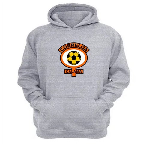 Genérico - Polerón Canguro Cobreloa Gris Claro Talla L Unisex