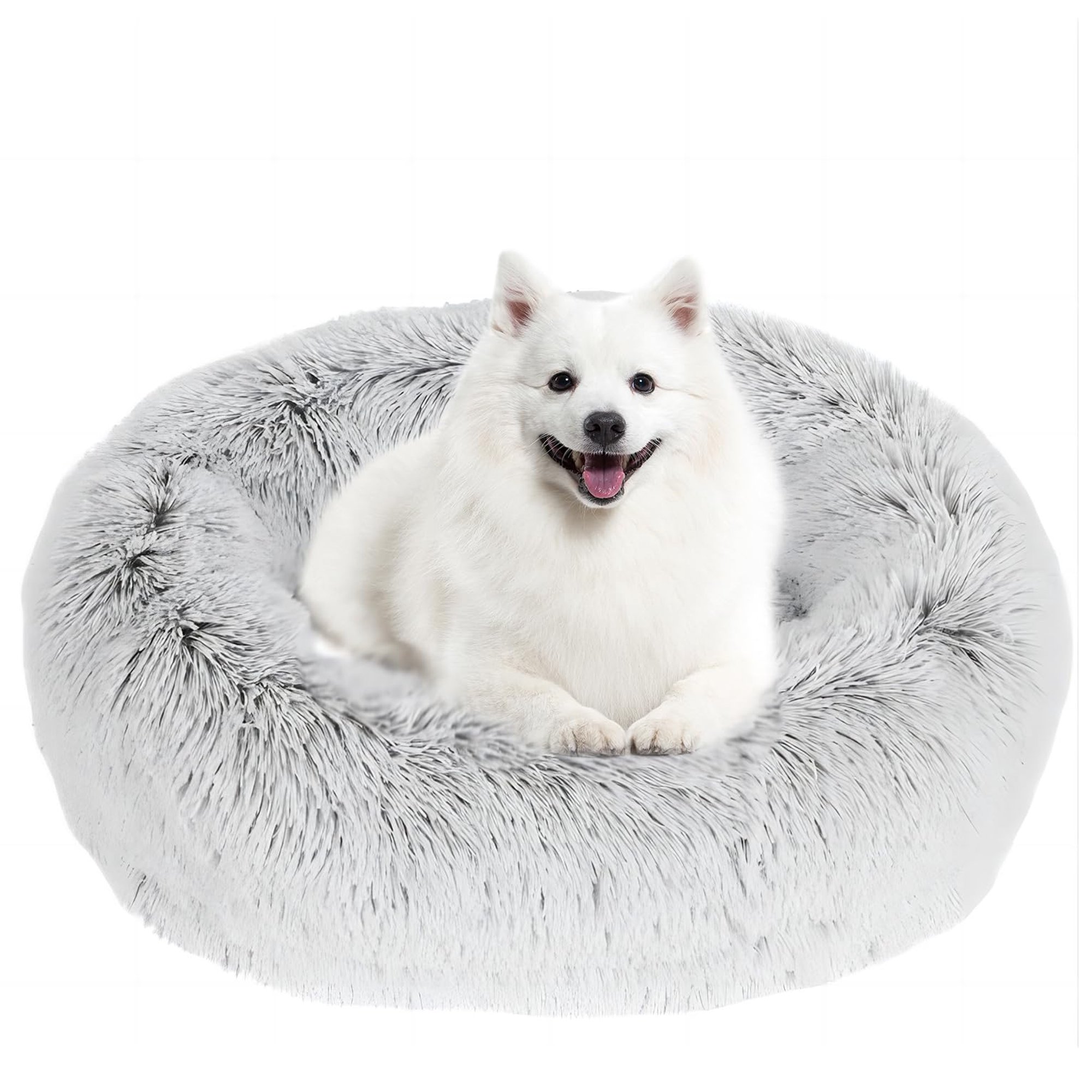 Cama Para Perros Jollyvogue, Relajante Y Ansiolítica, Rosquilla Para Mascotas Grandes