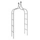 thumbnail image 5 of Juego de 2 enrejados Garden Arch VidaXL, acero negro, 120 x 38 x 260 cm, 5 of 8