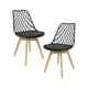 thumbnail image 1 of Pack 2 Silla Tulip Acolchada Mesh Negro, 1 of 3