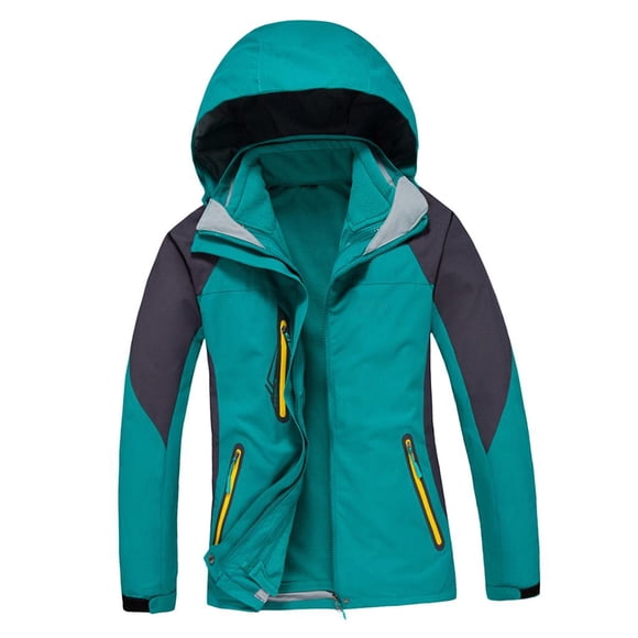 Chaqueta de deporte 2 en 1 Sport Ski para mujer con forro polar y chaqueta XXL Lake Blue