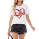 thumbnail image 4 of Remera Talovee Baseball Mom para Mujeres Blanca Talla XL, 4 of 6