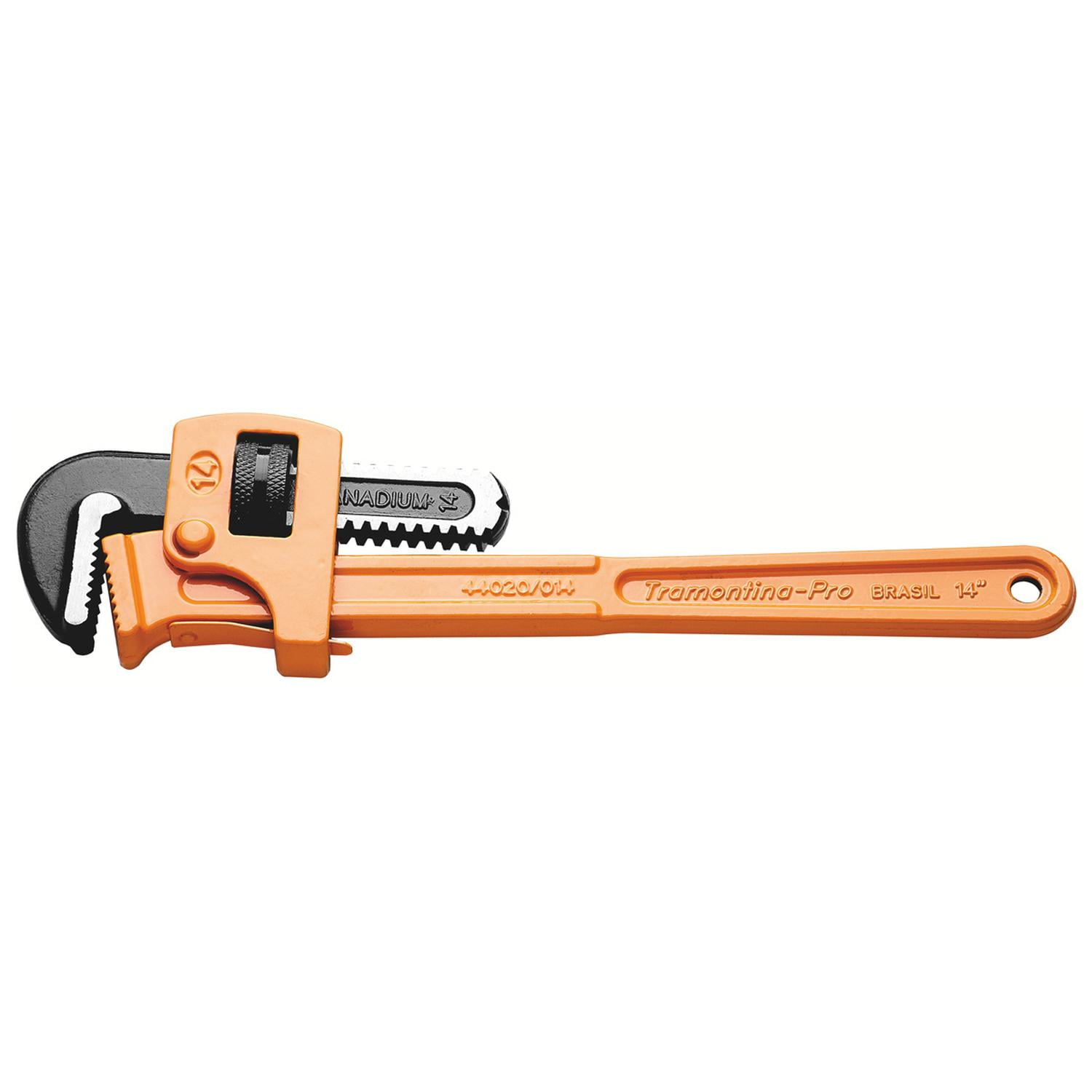 Llave Para Tubo Stillson 12 Tramontina Pro Naranja Claro