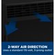 thumbnail image 2 of Aire acondicionado de ventana GE de 5000 BTU para 14 m², color negro, 2 of 6