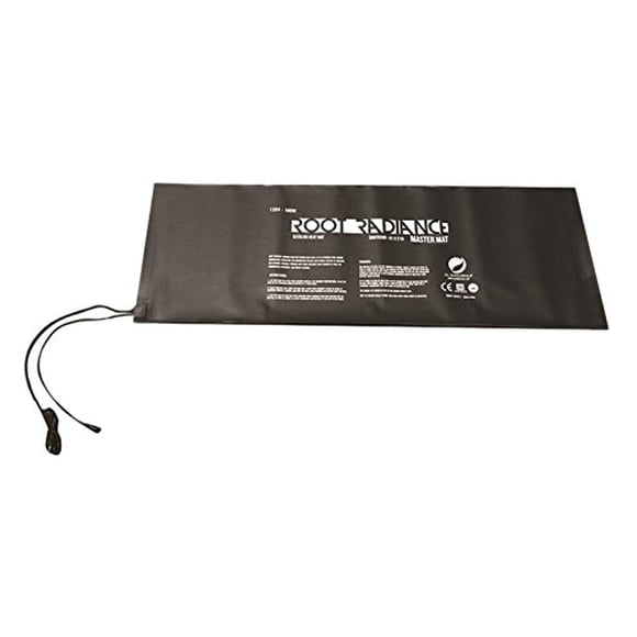 Cadena Heat Mat Root Radiance 437013 con forma de margarita, 53 x 155 cm, pequeña, color negro