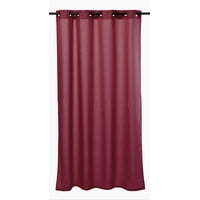 Zahr - Cortina Tipo Lino Burdeo