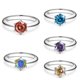thumbnail image 5 of Moissanite Ring para Mujer 1Uds Color D VVS1 Anillos de Diamante de Plata Esterlina S925 Moissanita Aniversario Promesa Anillos de Boda para Mujer con Certificado, 5 of 9