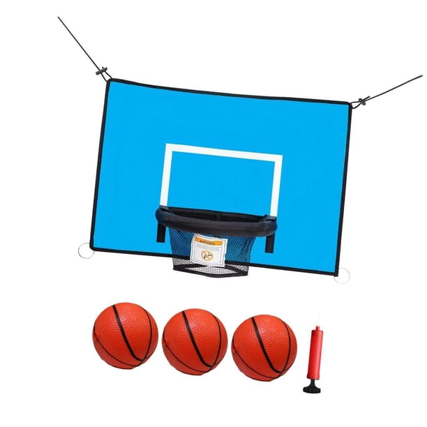 Trampolines, aro de baloncesto, accesorio para deportes al aire libre, juego de baloncesto para , materiales blandos impermeables, patio trasero, , estilo d