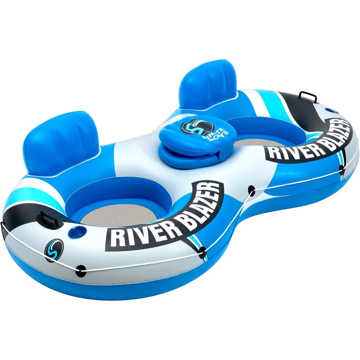 Flotador Sunlite Sports 2 Personas 97 Cooler Pvc Reforzado