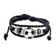 thumbnail image 2 of Pulsera de fútbol, ​​joyería, dije casual, pulsera de fútbol de moda, pulsera para Fútbol blanco y negro, 2 of 5