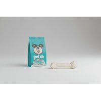 Pet Ok - Huesito Blanco Para Perro Grande Pack 2 Unidades