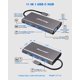 thumbnail image 3 of Estación de acoplamiento USB-C para portátil Hiearcool 11 en 1 con triple pantalla, 3 of 7
