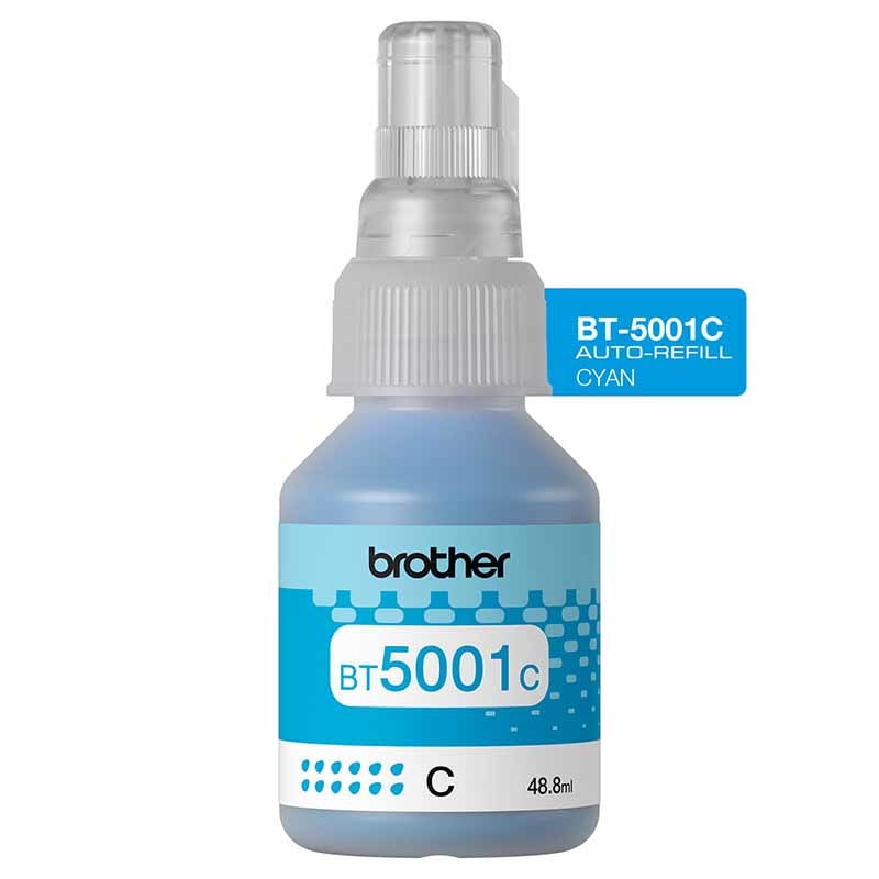 Brother - Botella De Tinta Original Bt5001C Cyan