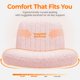 thumbnail image 3 of Silla de Oficina NEO CHAIR Criss Cross con Ruedas Ajustable Rosa, 3 of 8