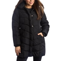 Chaqueta De Invierno Con Aislamiento Steve Madden, Parka Acolchada Para Mujer