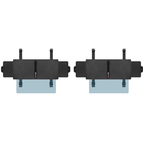 Extensor de Visera Solar Veharvim Pack de 2 (Polarizado, Rojo)
