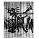thumbnail image 1 of Cortina de ducha con diseño de Elvis Rock, juego de cortinas de baño con ganchos, tamaño 66 x 72 pulgadas, 1 of 3