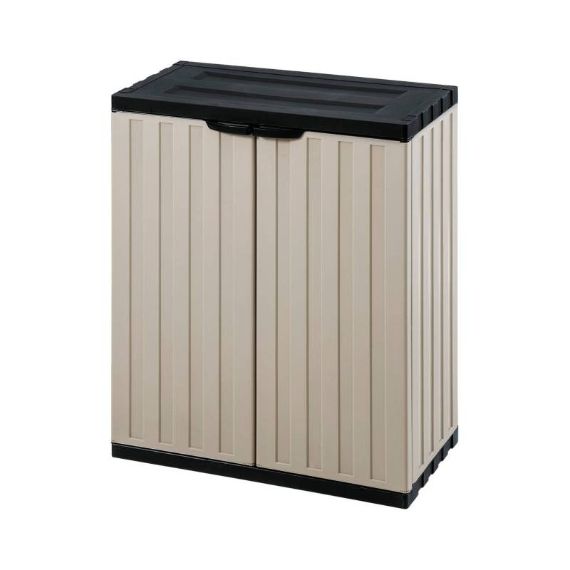 Rimax - Armario Plastico Mediano Estante Beige